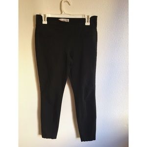 Black skinny dress pants